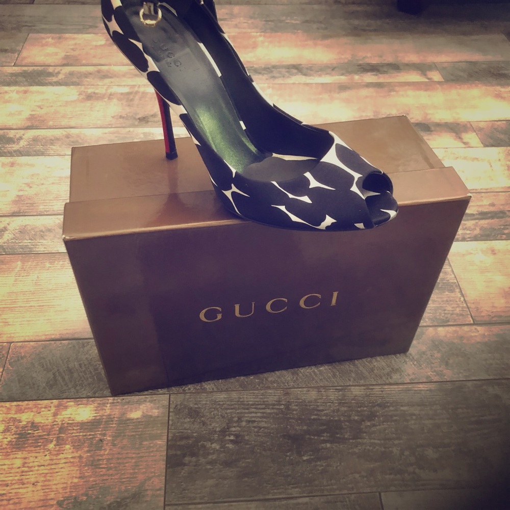 Wore one time 8 1/2 Gucci heels.
